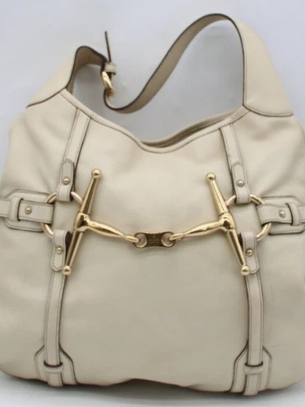 Gucci Horsebit 85th Anniversary Hobo Bag - Cream